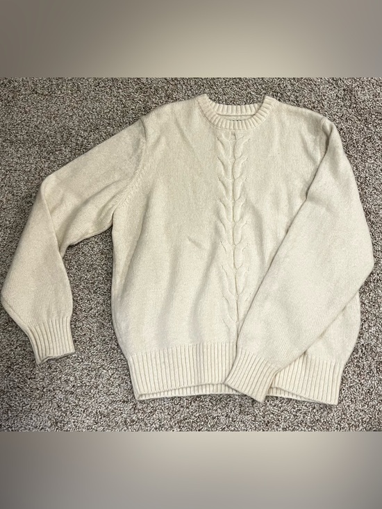 Stussy Other - Stussy Off-White Cable Knit Crewneck Sweater